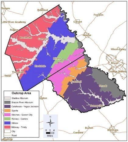 Map District Outcrop